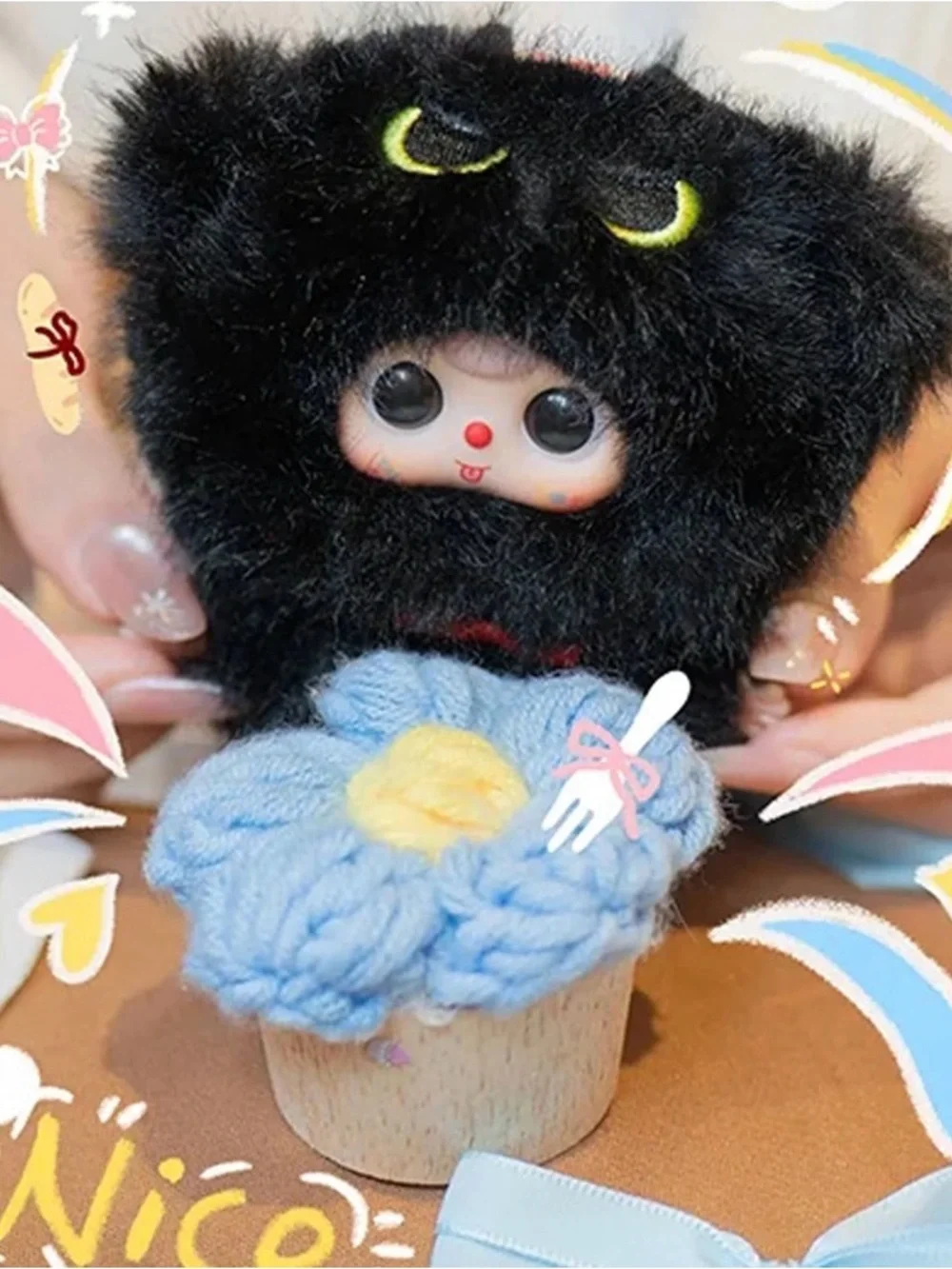 Baby Three Mini Animal World Cute Black Cat 🐈‍⬛ Bibi
